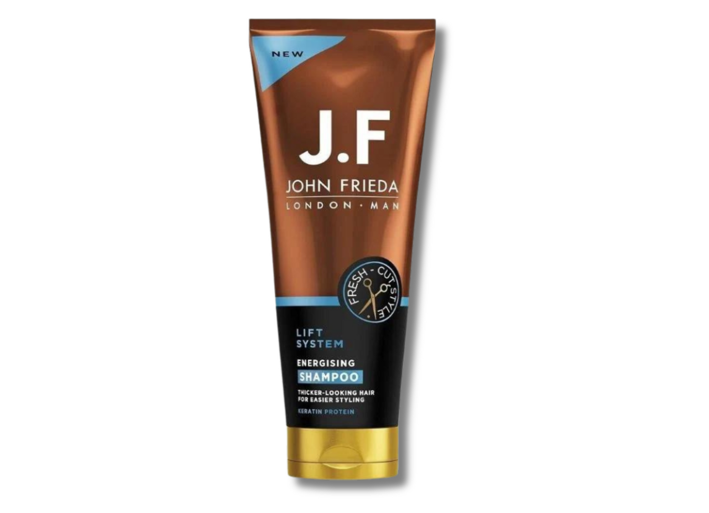 75er Pack John Frieda Man Shampoo Lift System Energising JF Keratin Protein 250ml (170)(1Stk.1,80€)