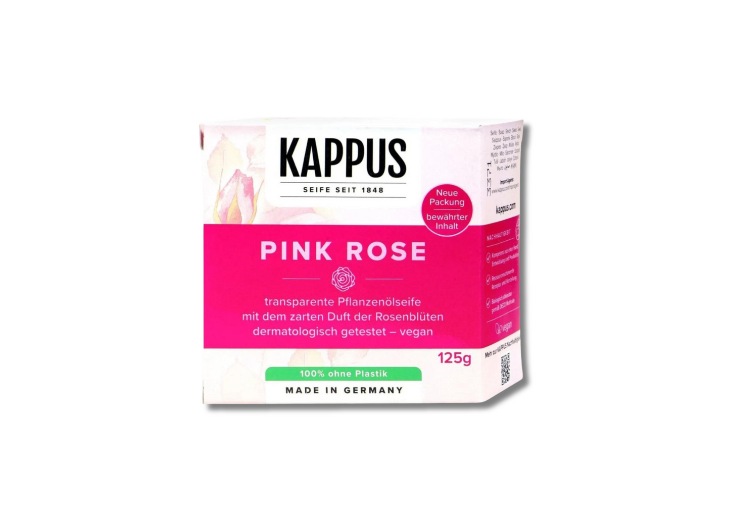 Kappus Seife 125g (drei verschiedene Düfte)(1Stk.1,20€)