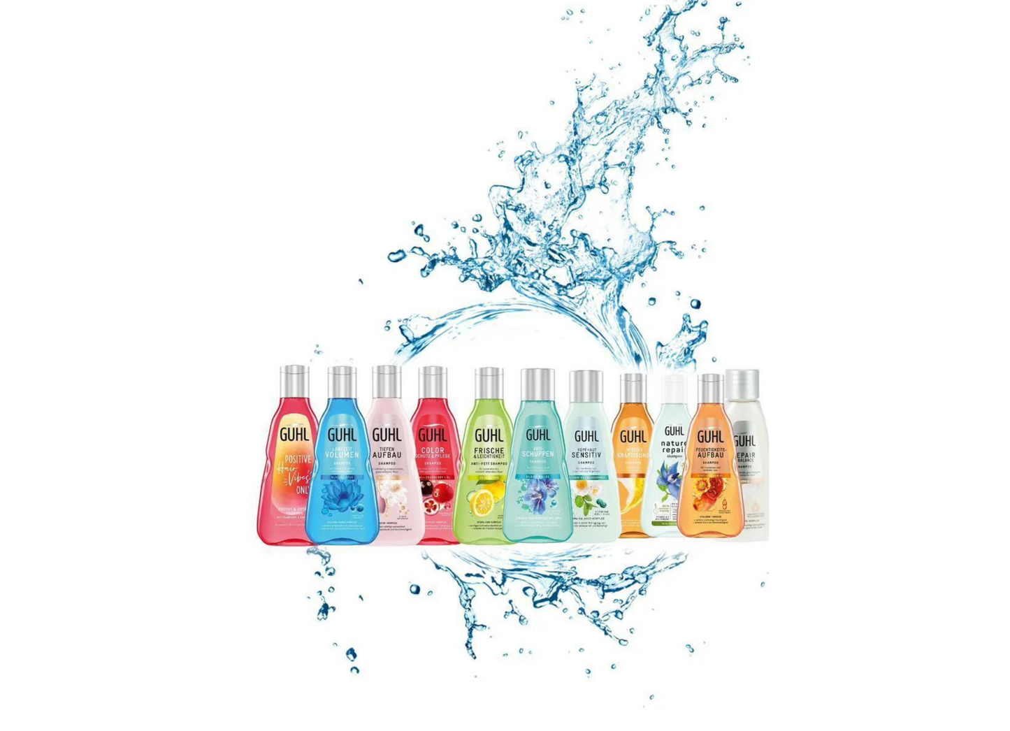 300er Pack Guhl Shampoos mini Reisegröße 50 ml (1Stk.0,70€)