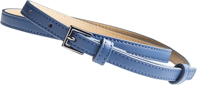 90er Pack Hochwertiger Damen Gürtel 1cm breit für Hüfte & Taille mit beweglicher Zusatz-Schnalle - geeignet für Rock, Hose und Kleider in 10 verschiedenen Farben (1.Stk.1,50€)