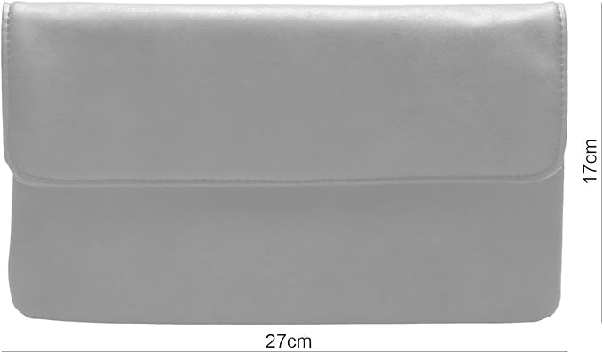 50er Pack cecilia&bens Elegante Damen Clutch Handtasche | Abendtasche | Schminktasche kleine Tasche 100% Vegan in 6 verschiedenen Farben(1Stk.4€)