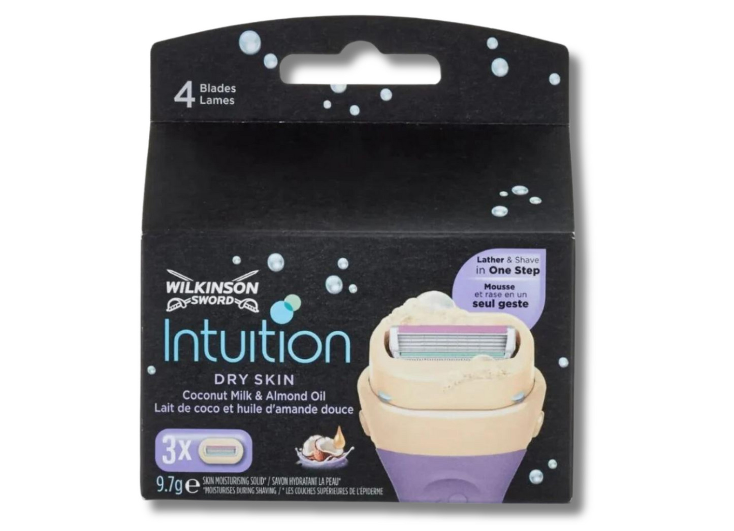 112er Pack Wilkinson Intuition 2in1 Dry Skin Rasierklingen (62)(1Stk.1,50€)