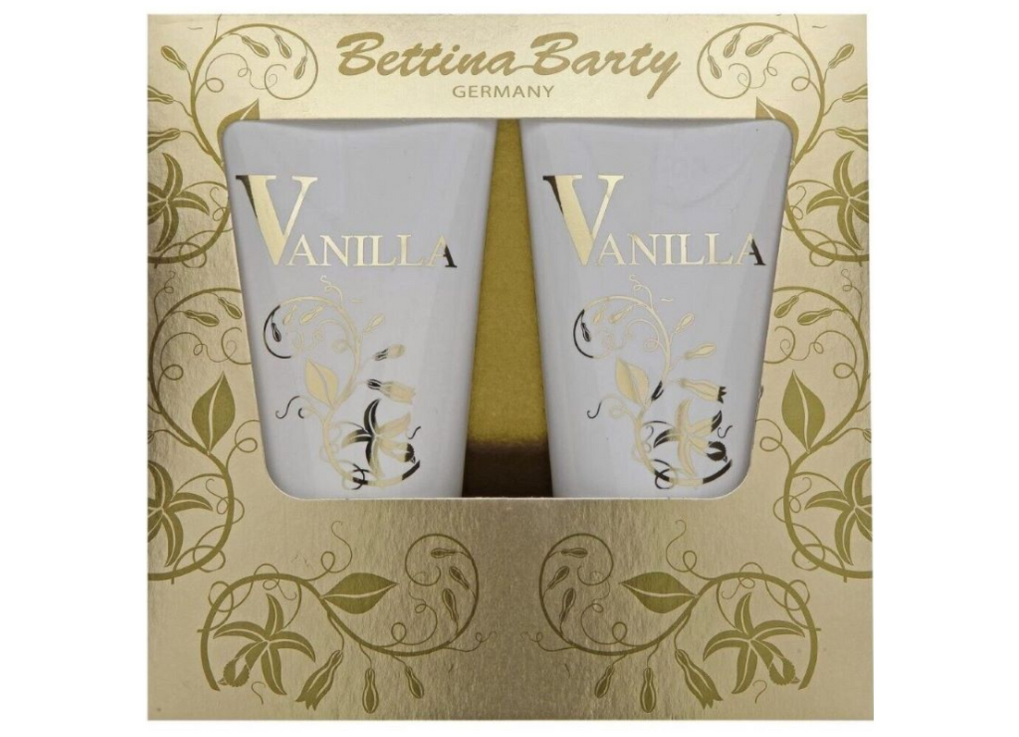36er Pack Bettina Barty Geschenkset Vanilla, Duschgel 200ml & Lotion 200ml (6) (1Stk. 3,80€)