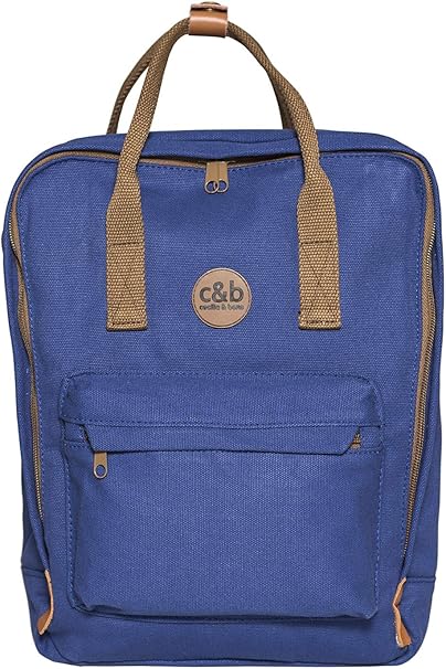 20er Pack cecilia&bens Canvas Rucksack Damen Herren Schulrucksack Notebook bis 14 Zoll und A4 Blöcke in 5 verschiedenen Farben(1Stk.5€)