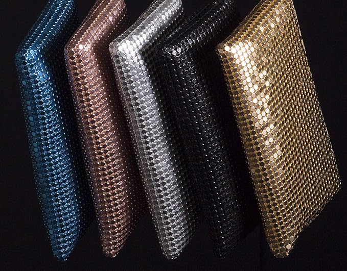 50er Pack cecilia&bens 20er Jahre Clutch | Damen Umhängetasche klein mit Pailletten inkl. Handschlaufe | mini Tasche in 3 Farben(1.Stük.2€)