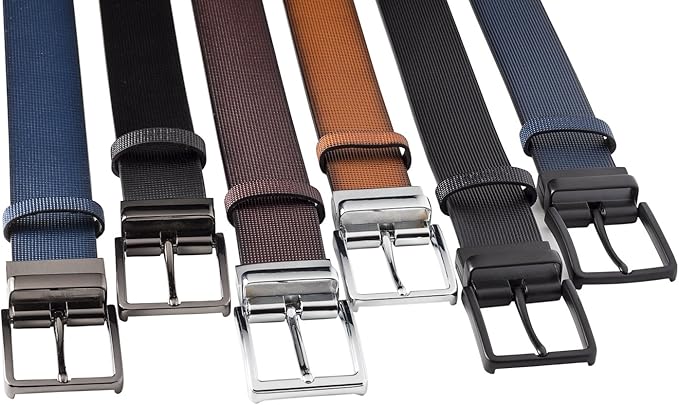 30er Pack cecilia&bens Herren Gürtel | Wendegürtel für Anzug Jeans Chino blau/schwarz & braun/hellbraun(1Stk.4€)