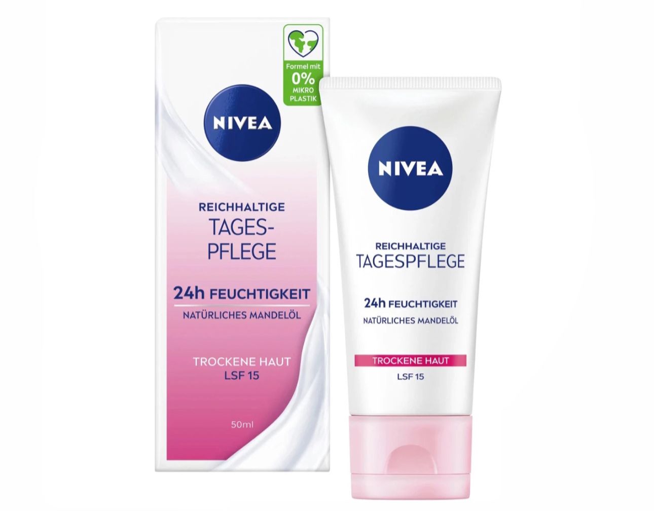 NIVEA Soft Feuchtigkeitscreme Gesichtscreme Tagespflegecreme 50ml(1Stk.1,20€)/200ml(1Stk.1,80€)