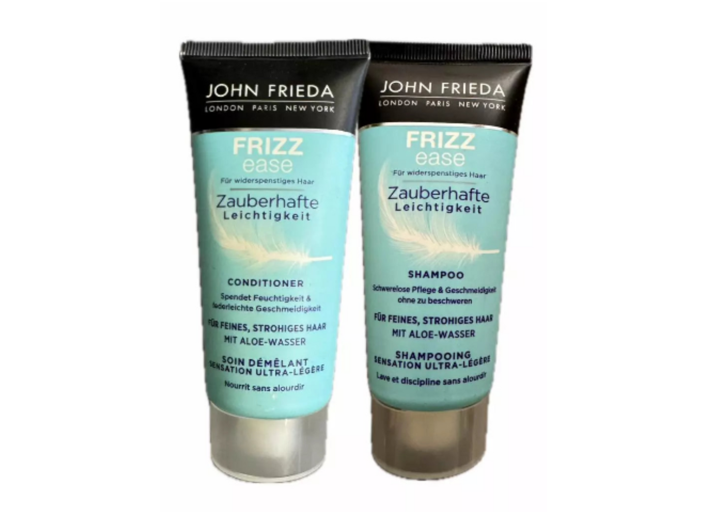 John Frieda Zauberhafte Leichtigkeit Shampoo und Conditioner 50 ml(1Stk.0,80€)