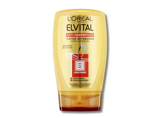 125er Pack L'Oréal Paris Elvital Anti-Haarbruch Sofort-Aufbau-Kur 125ml (211) (1,08€)