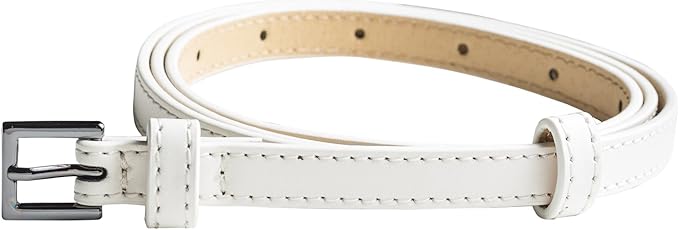 90er Pack Hochwertiger Damen Gürtel 1cm breit für Hüfte & Taille mit beweglicher Zusatz-Schnalle - geeignet für Rock, Hose und Kleider in 10 verschiedenen Farben (1.Stk.1,50€)