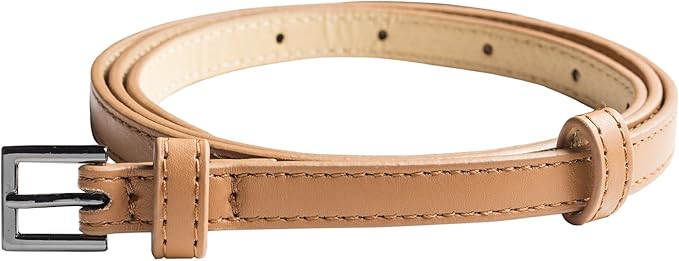 90er Pack Hochwertiger Damen Gürtel 1cm breit für Hüfte & Taille mit beweglicher Zusatz-Schnalle - geeignet für Rock, Hose und Kleider in 10 verschiedenen Farben (1.Stk.1,50€)