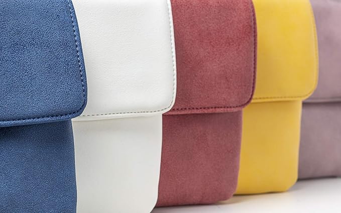 50er Pack cecilia&bens Elegante Damen Clutch Handtasche | Abendtasche | Schminktasche kleine Tasche 100% Vegan in 6 verschiedenen Farben(1Stk.4€)