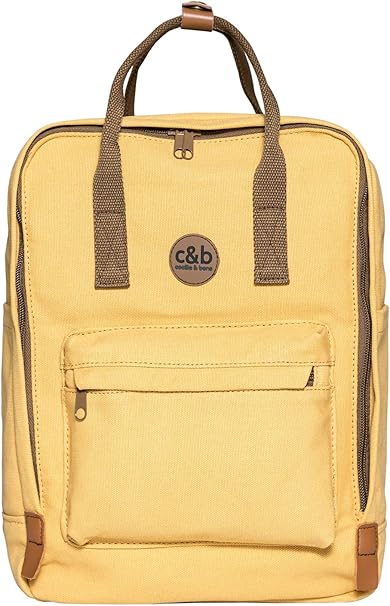20er Pack cecilia&bens Canvas Rucksack Damen Herren Schulrucksack Notebook bis 14 Zoll und A4 Blöcke in 5 verschiedenen Farben(1Stk.5€)
