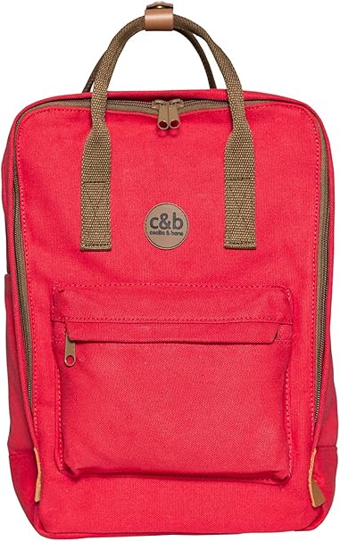 20er Pack cecilia&bens Canvas Rucksack Damen Herren Schulrucksack Notebook bis 14 Zoll und A4 Blöcke in 5 verschiedenen Farben(1Stk.5€)
