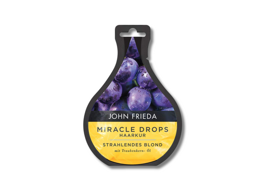 500er Pack John Frieda Miracle Drops Haarkur Strahlendes Blond 25 ml (94)(1Stk.0,30€)