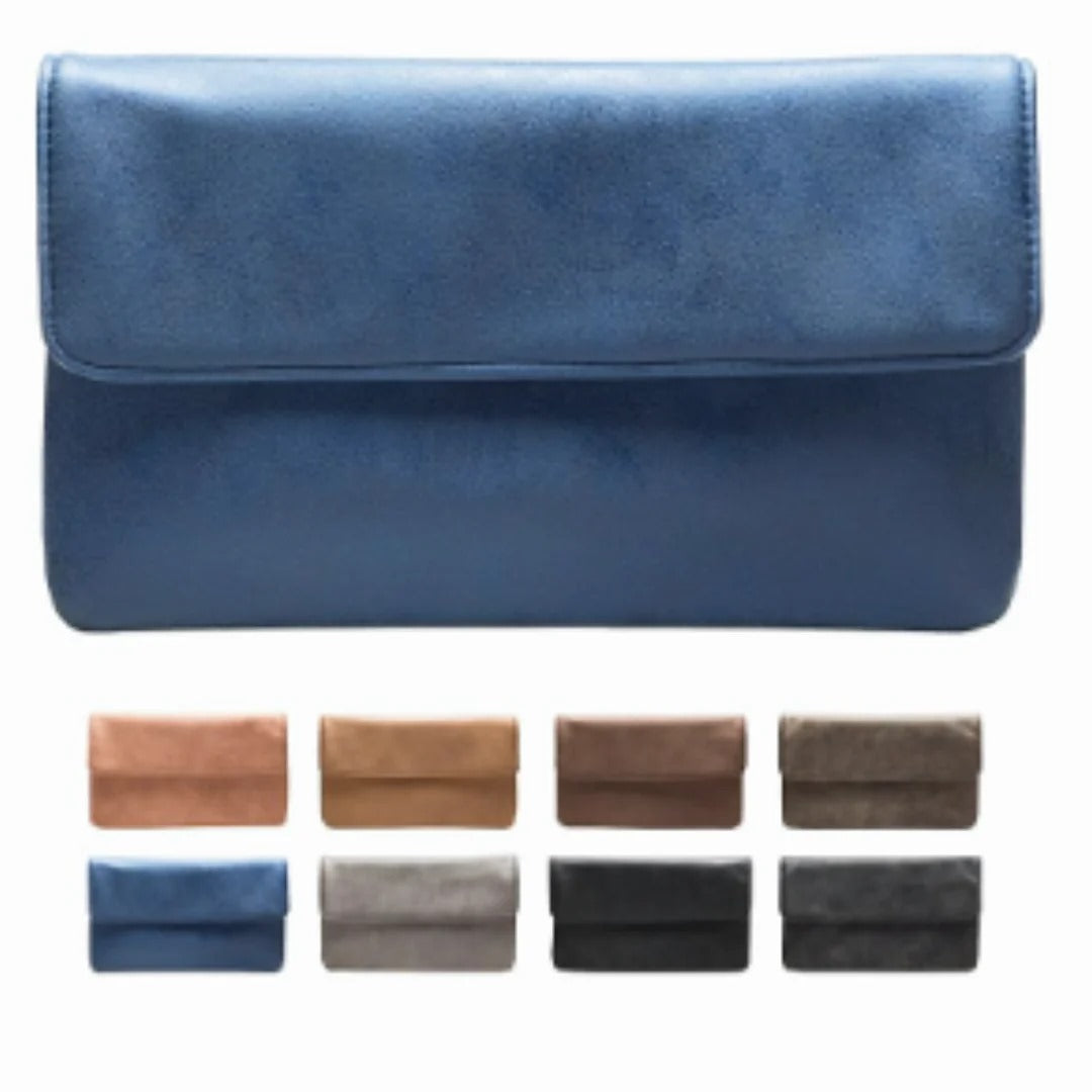 50er Pack cecilia&bens Elegante Damen Clutch Handtasche | Abendtasche | Schminktasche kleine Tasche 100% Vegan in 6 verschiedenen Farben(1Stk.4€)