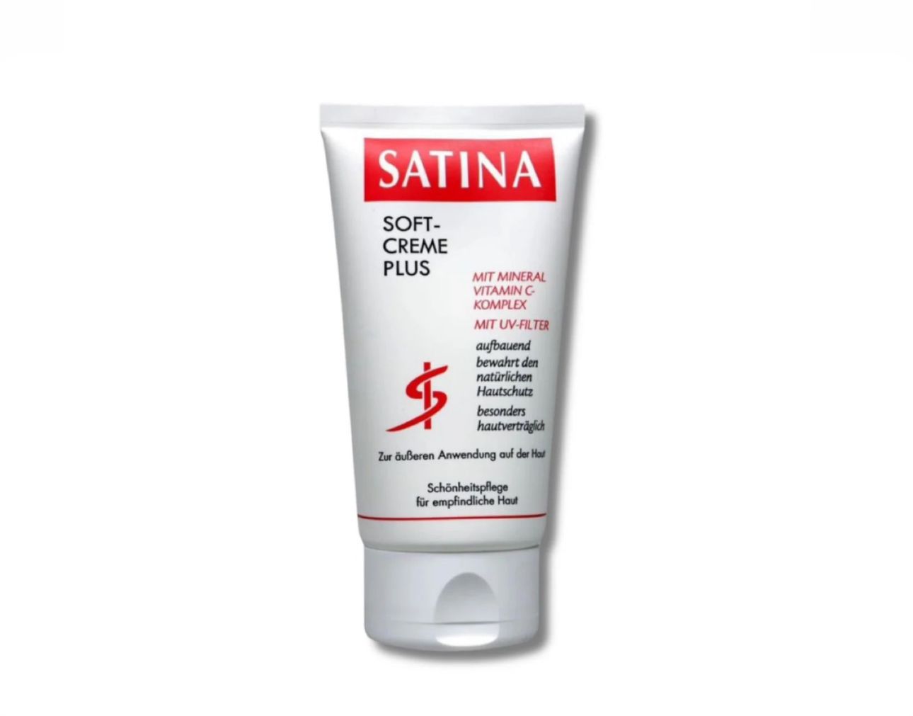 Satina Creme Soft Plus Hautcreme Tube 75ml (1Stk.1,20€)/Tiegel 150ml(1Stk.1,80€)